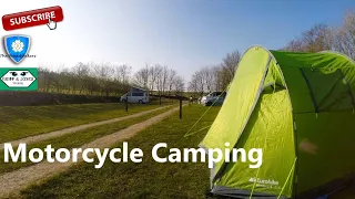 Moto Camping trip in the Peak District - First Motorcycle Camp of the Year