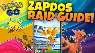 HOW TO BEAT ZAPDOS RAIDS in Pokémon GO!!  But is it even worth it?