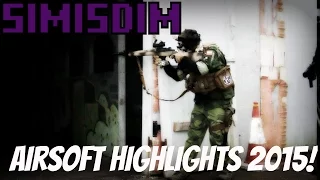 Simisdim's CQB & Woodland Airsoft Highlights From 2015 Airsoft Montage!