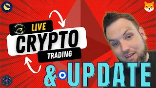 DAILY CRYPTO UPDATE & LIVE ALTCOIN TRADING 10-01-21 | COINBASE PRO