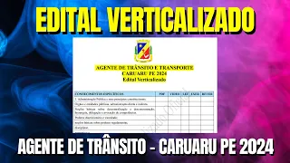 AGENTE DE TRÂNSITO E TRANSPORTE - CARUARU PE 2024 - Edital Verticalizado