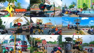 Train & Railroad Crossing Indonesia 2021 Part 1, Koleksi Perlintasan Dan Kereta Api Unik DiJabotabek