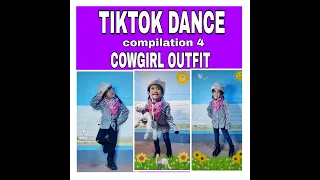 TIKTOK DANCE COMPILATION 4 | LITTLE CUTE GIRL DANCE TIKTOK | @KISHIS'SADVENTURE |COWGIRL OUTFIT