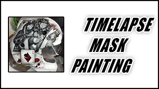 Timelapse painting On Goalie Mask