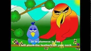 Alouette, gentille alouette - alain le lait (French body parts - for birds)