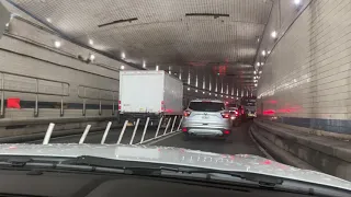 Driving through the Lincoln Tunnel NYC #Lincolntunnel #NYC #NJ