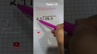 División #aprendeencasa #aprendizaje #youtubeshorts #matefacil #matematicas #math #clasesvirtuales