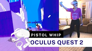 Pistol Whip on the Oculus Quest 2 VR Headset | VR Mom