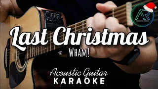 Last Christmas by Wham! (Lyrics) | Acoustic Guitar Karaoke | TZ Audio Stellar X3