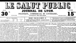 Gazettes, affiches,  journaux :  le premier siècle de la presse lyonnaise