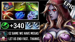 OMG THE DREAM MEGA-CREEPS Drow Ranger vs TB 10 Items Most Epic Feed To God Comeback WTF Dota 2