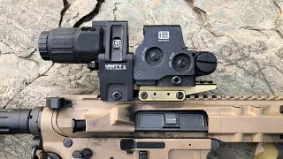 Unity Tactical FAST Optic Riser & FTC Magnifier Mount