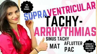 Atrial TachyArrhythmias (Sinus Tachy,  PAC, MAT, AFlutter) *USMLE STEPs 1, 2 & 3*