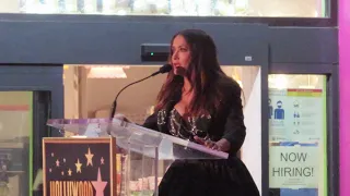 Best speech ever, Salma Hayek delivered an inspirational speech at her Walk of Fame Ceremony.