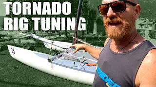 3 ESSENTIAL Mast settings for a Tornado Catamaran