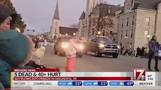 At least 5 dead, 40+ injured after SUV speeds into Wisconsin Christmas parade