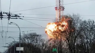 Russia strikes TV tower and other locations in Kyiv