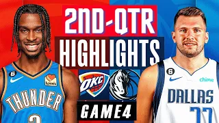 Oklahoma City Thunder vs Dallas Mavericks Game 4 Highlights 2nd-QTR | May 13 | 2024 NBA Playoffs