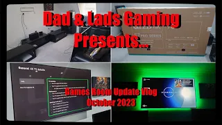 Games Room Update Vlog October 2023 - Dad & Lads Gaming