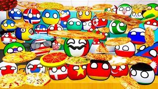 Countryballs School: Making Pizza Compilation
