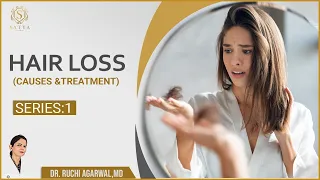 How much Hair Fall is Normal Per Day? | Hair loss Video Series | Dr Ruchi Agarwal ( Hindi Video)