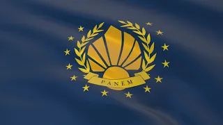 Panem Republic Flag - Fictional flag (Hunger Games Trilogy)