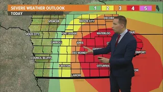 Iowa weather update: Severe weather is likely along and east of I-35 on Friday afternoon