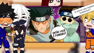 Time Minato+ Kushina Hiruzen e Naruto reagindo à Malandragem Ninja 18|Shino vs Mc Zaza(Voice M)GC