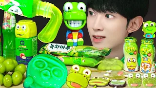 ASMR ICE CREAM PORORO JELLY RECIPE PARTY 직접 만든 뽀로로 꿀젤리 먹방 DESSERTS CANDY MUKBANG EATING SOUNDS