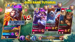 How to Play Lancelot in SOLO Rank? | Tutorial Lancelot Pro TIPS & TRICKS to Rank Up Faster!! | MLBB