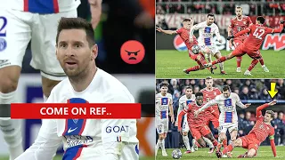😡Muller & Bayern Munich Players Targeted & Tackled Lionel Messi!