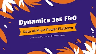 Data ALM for Dynamics 365 Finance Operations