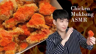 KOREAN ASMR | BBQ Chicken ASMR | Chicken Mukbang | Chicken Eating ASMR | BBQ RedChakChak | (ENG Sub)