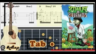 Guitar Tab - Watery Graves (Plants vs Zombies) OST Fingerstyle Tutorial Sheet Lesson #Anp