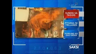 Saksi: Sunog sa Taguig, tumupok sa 10 bahay