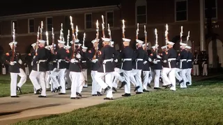 Silent Drill Team Friday Parade at Maine Barracks 8th and I Friday May 21, 2021