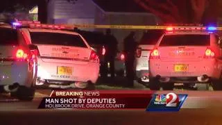 Orange County deputies shoot man overnight