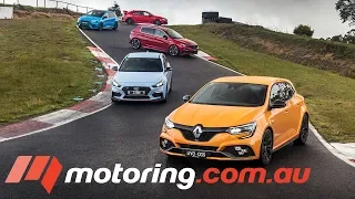 2018 Hot Hatch Comparison Track Test | motoring.com.au