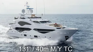 What a $175,000 / week Yacht Charter Looks Like!? 131’ / 40m Motor Yacht “TC” Sunseeker.