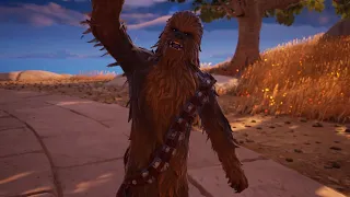 Chewbacca & C-3PO Skin In Fortnite!! - Wookie Gameplay