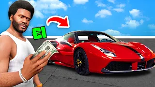 Van 1 EURO Naar Een FERARRI In GTA 5!