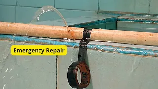 NEW! Did You Know This Trick? Tips To Fix Broken Pvc Pipes Without Turning Off The Water