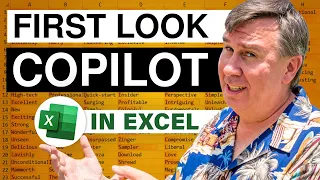 Excel - First Look At Copilot AI For Excel - Episode 2636