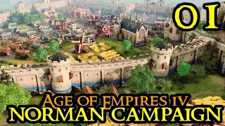 Age of Empires IV - NORMAN CAMPAIGN || Full Release || Epic Strategy Gameplay || Part 01