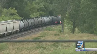 Train Derailed Near Ames, IA