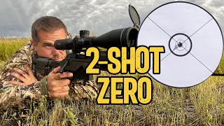 Zero Any Rifle in 2 Shots (Plus 6 common mistakes)