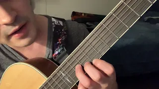 How to play Michelle by The Beatles (intro and verse)