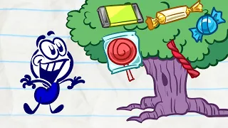 Pencilmate Candy Crush! | Animated Cartoons Characters | Animated Short Films | Pencilmation