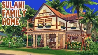 Sulani Family Home 🌺 || The Sims 4 Island Living: Speed Build