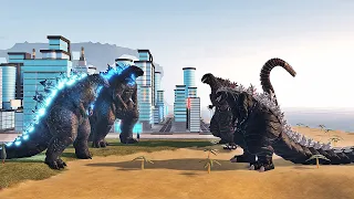 Godzilla 2021 & Godzilla 2019 vs Godzilla Ultima & Shin Godzilla Epic Battle | Kaiju Universe